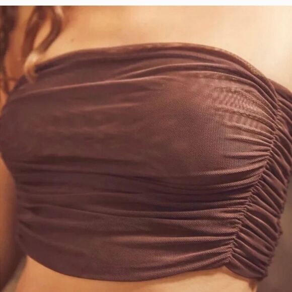 Free People Under It All Bandeau Bra WHITE  New with tags new without tags - Picture 9 of 10